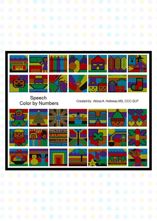 Speech Color by Numbers